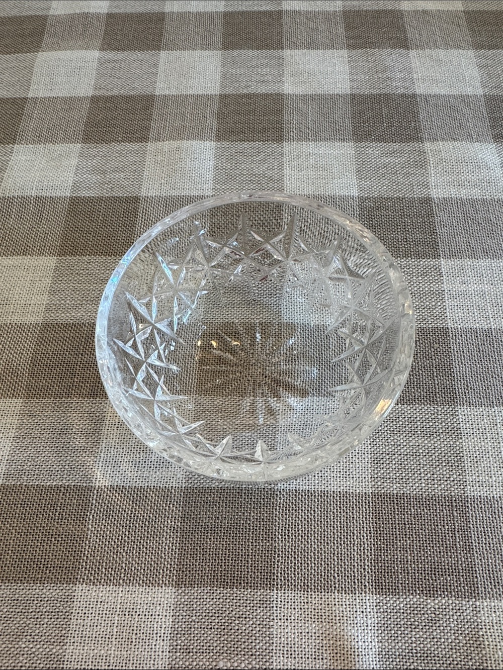 Waterford Crystal Clear Cut Small Candy Dish/Bowl
